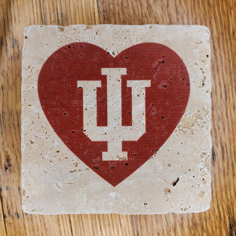 University of Indiana Hoosiers Logo in Heart