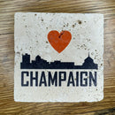 Illinois Champaign Skyline