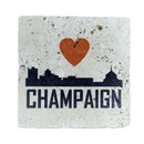 Illinois Champaign Skyline