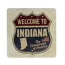 Indiana Road Sign Crossroads