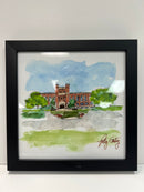 Oklahoma Sooners OU Bizzell Memorial Library Polly Gentry Print