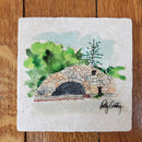 Notre Dame Grotto Polly Gentry Coaster
