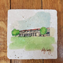 Kansas Jayhawks KU Allen Field House Coaster