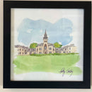 Kansas State Wildcats KSU Anderson Hall Polly Gentry Print