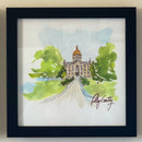 Notre Dame Golden Dome Polly Gentry Print