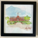 Oklahoma State University OSU Edmond Low Library Polly Gentry Print
